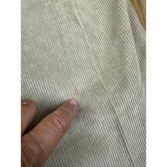 Woolrich Corduroy Pants Mens 36x30 Khaki Pleated Leg Suit Pants Cotton Straight - Picture 6 of 16